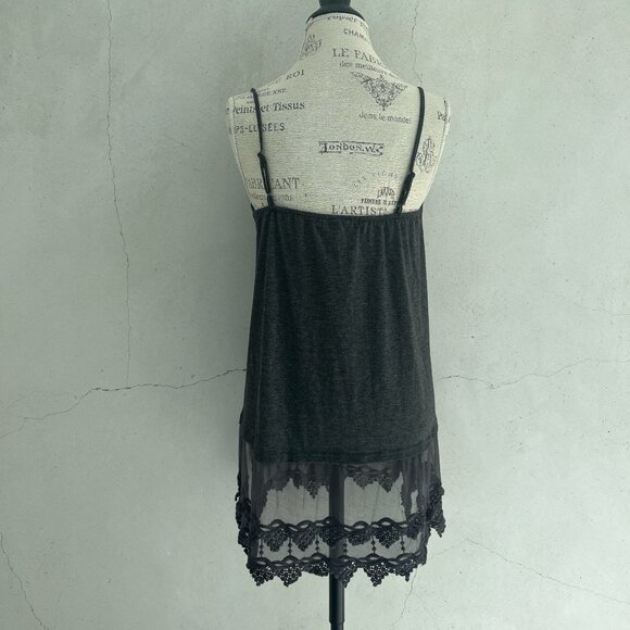 Camisole Tank Top With Lace - Picture 3 of 4